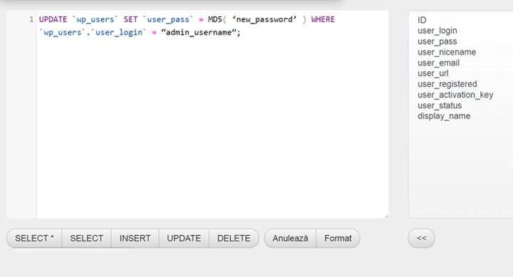 sql command
