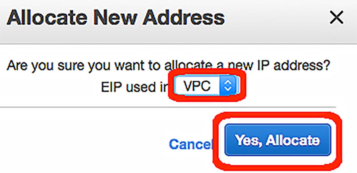 new address conformation page: Hosting WordPress on Amazon Web Server