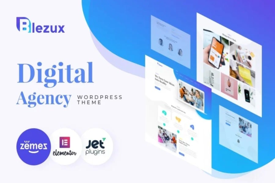 blezux TemplateMonster WordPress Theme