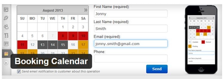 Booking Calendar WordPress Plugin