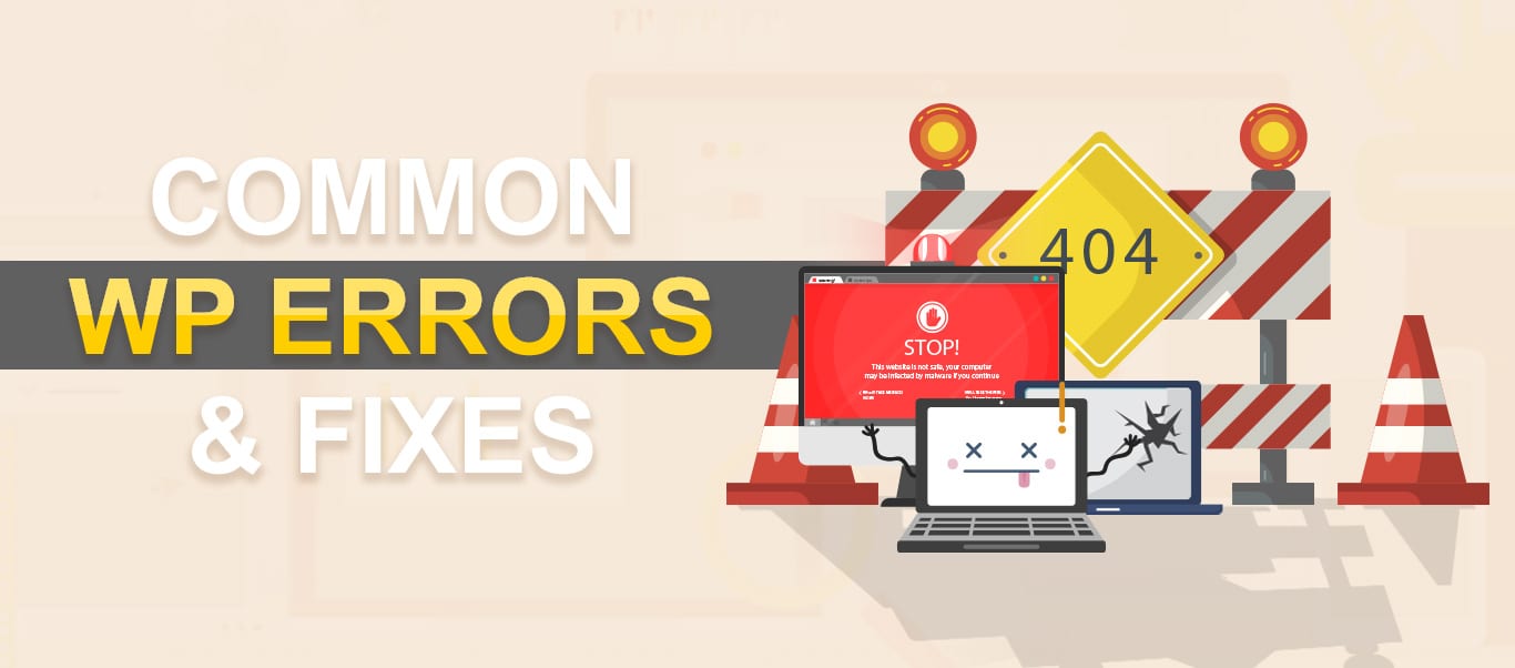 common wordpress errors