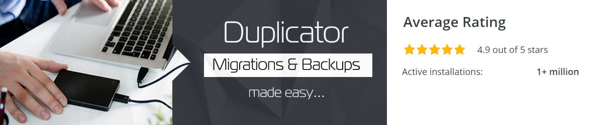 Duplicator – WordPress Migration Plugin
