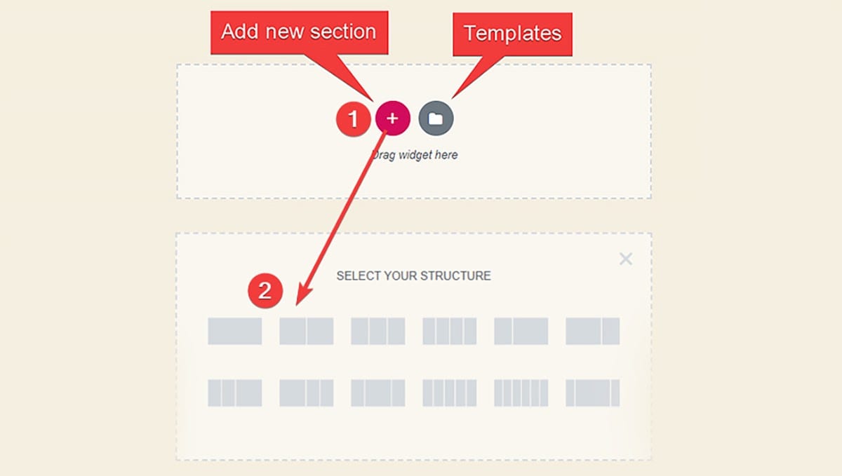 Elementor Add Section