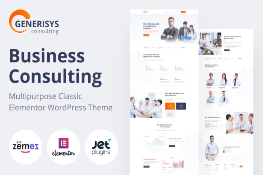 generisys TemplateMonster WordPress Theme