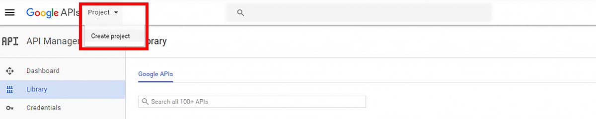 Google Cloud Console How to Create Project