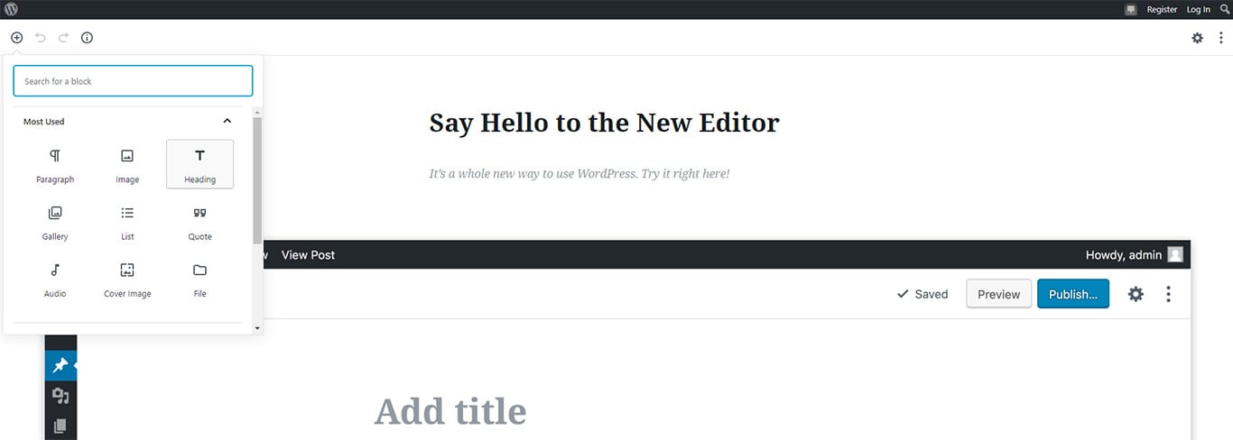 what is gutenberg demo