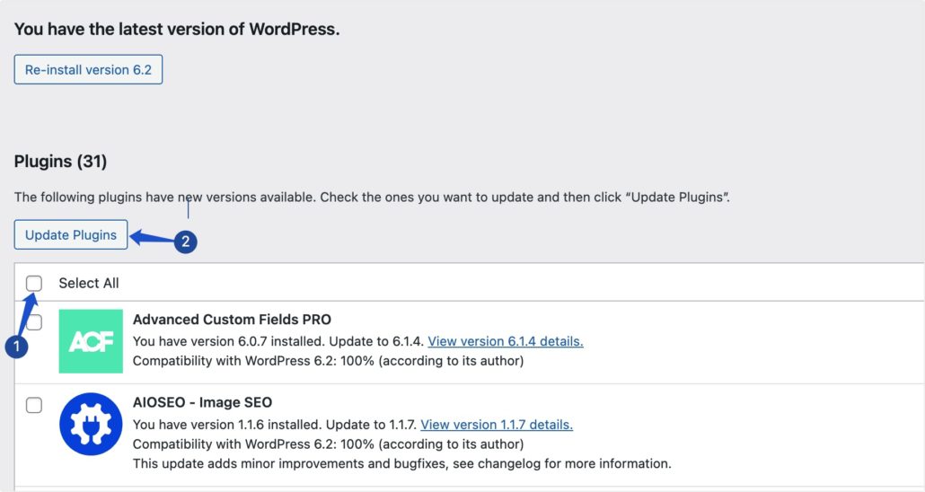 Update plugins