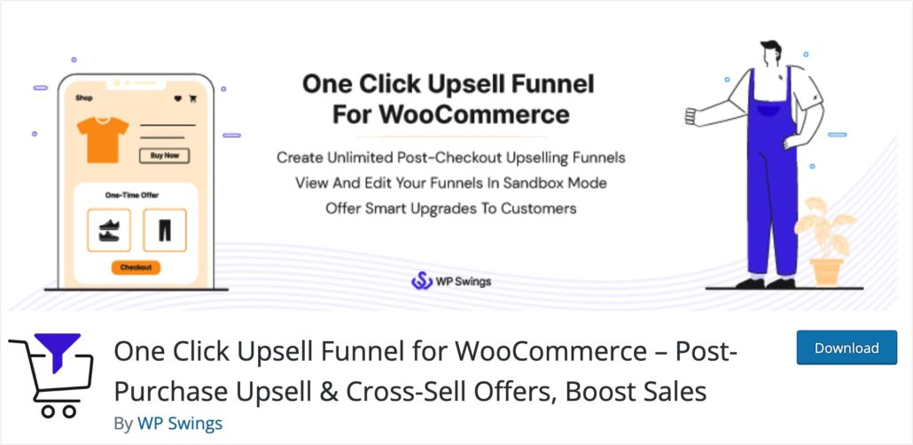 WooCommerce One Click Upsell Funnel plugin