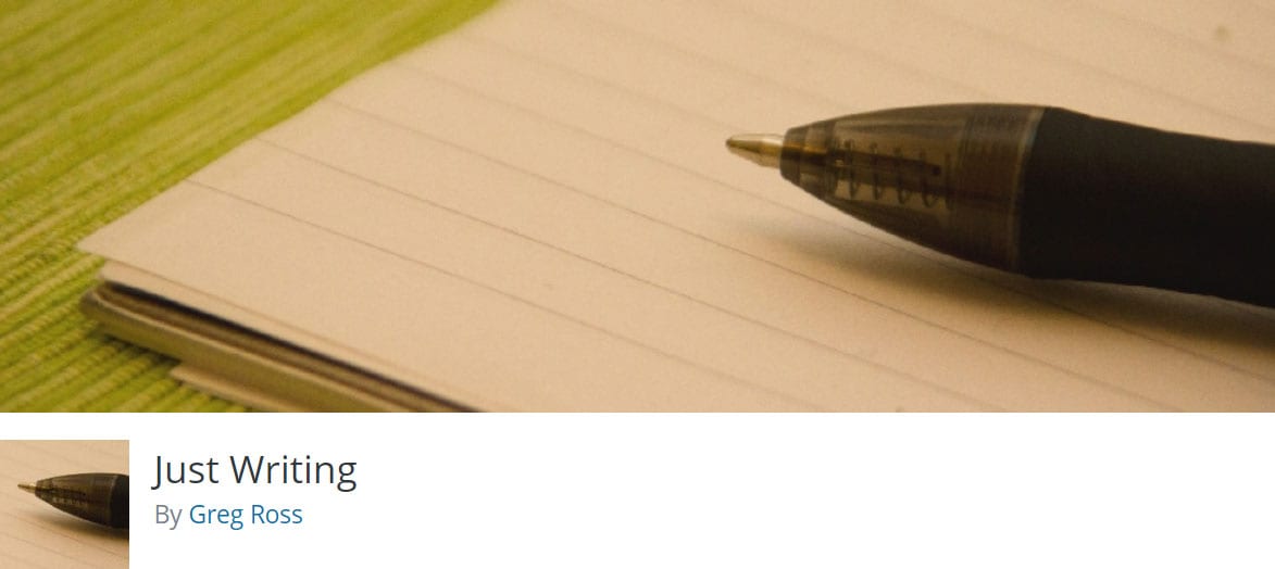 Just writing