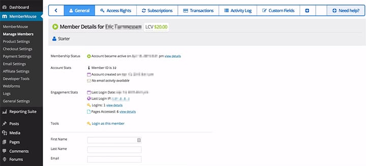 WordPress management plugin