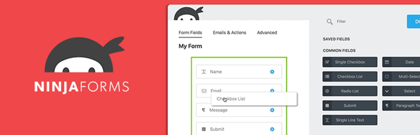Ninja Forms The Easy and Powerful Forms Builder