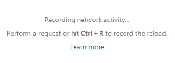 record network activity
