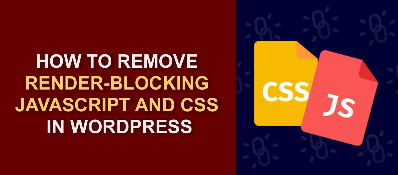Eliminate Render-Blocking resources (Javascript and CSS)
