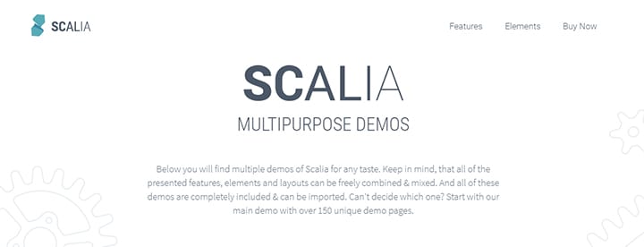 Scalia creative portfolio theme