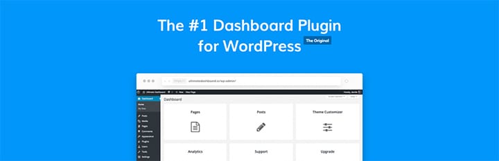 Ultimate Dashboard customization options