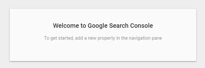 Welcome to Google Search Console