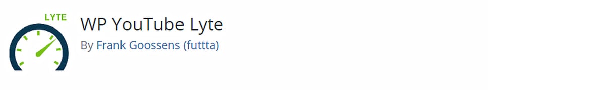 WP YouTube Lyte banner