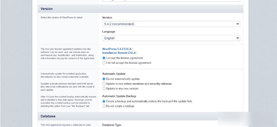 Configure WordPress