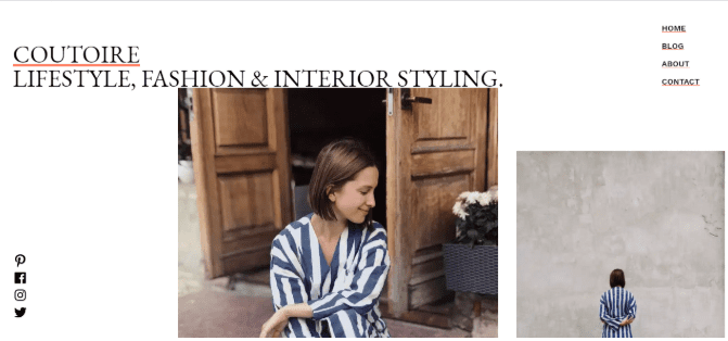 Coutoire portfolio theme