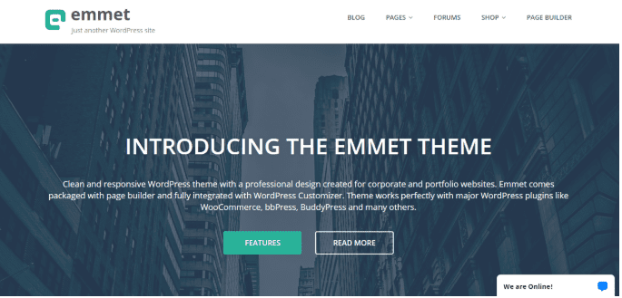 Emmet Lite portfolio theme