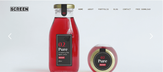 Screen WordPress theme