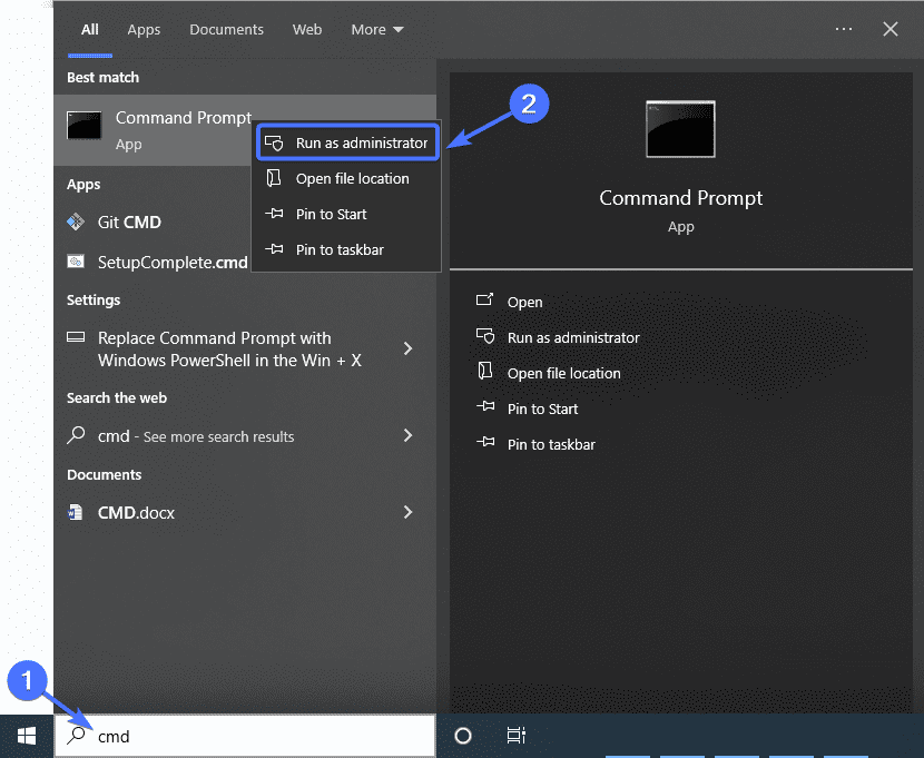 Windows command prompt