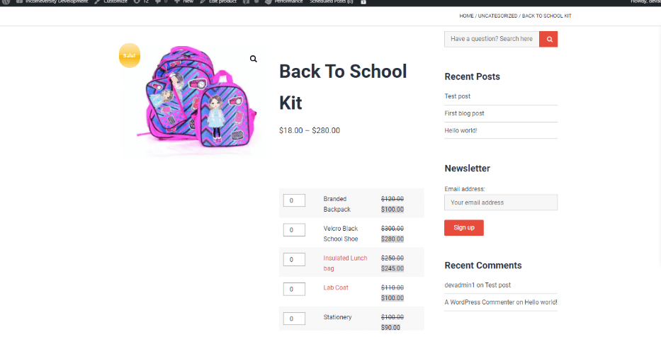 final grouped product