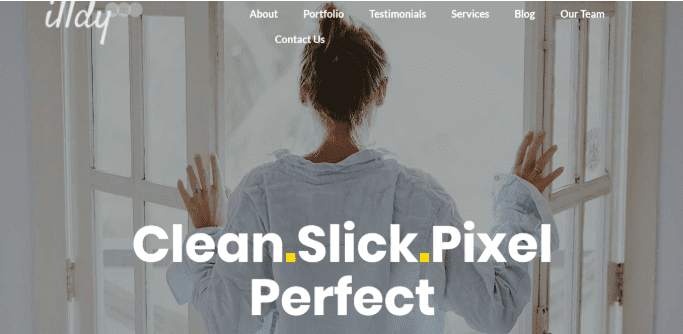 Illdy Portfolio theme - free WordPress portfolio themes