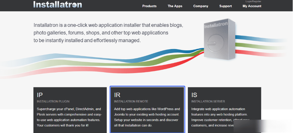 Installatron's official page