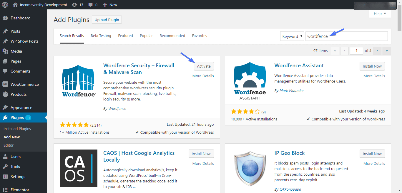How to remove Google malware warning: Wordfence security