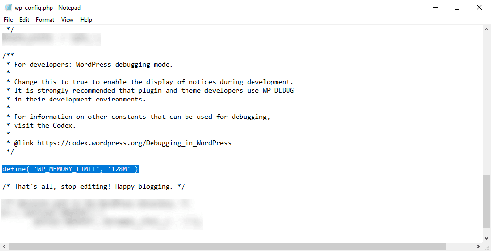 Add code to increase PHP memory