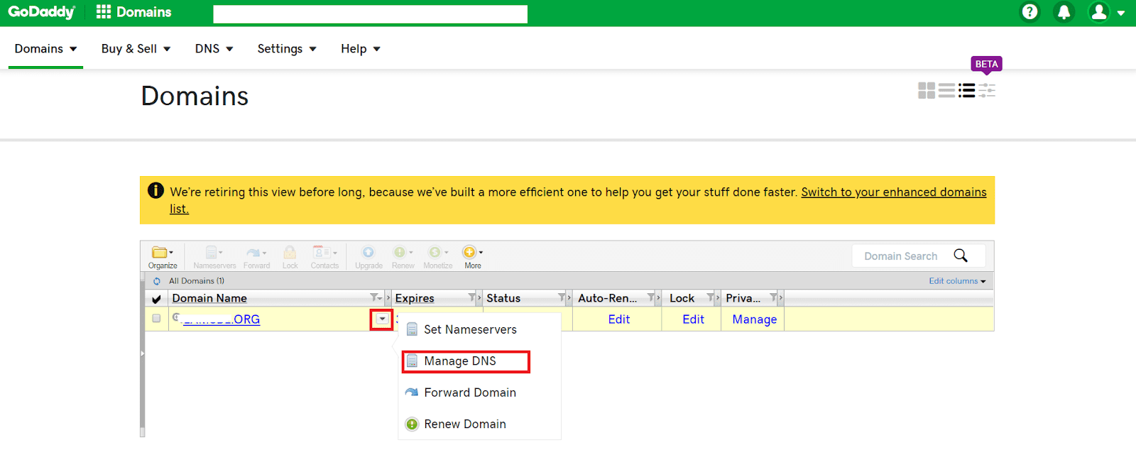 Advanced list view (old)