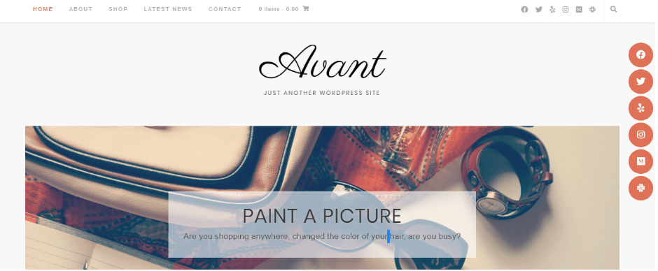 Avant WordPress theme