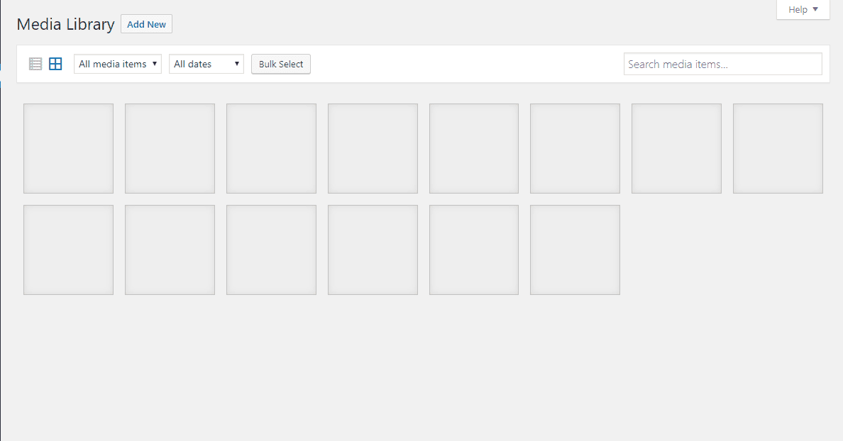 Blank Media Gallery