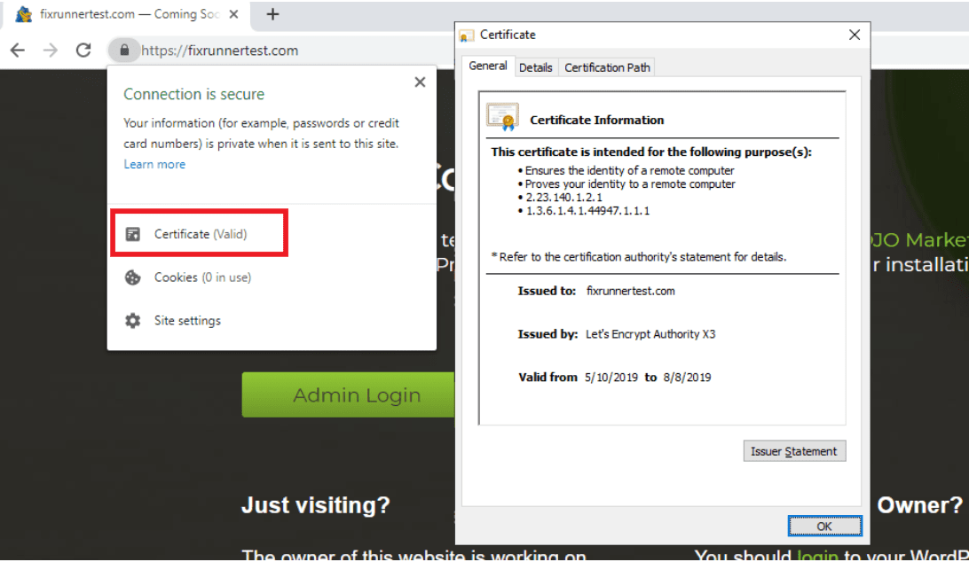 Qualys SSL labs test