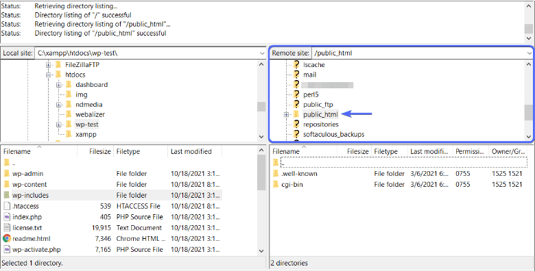 FileZilla FTP - how to start a blog