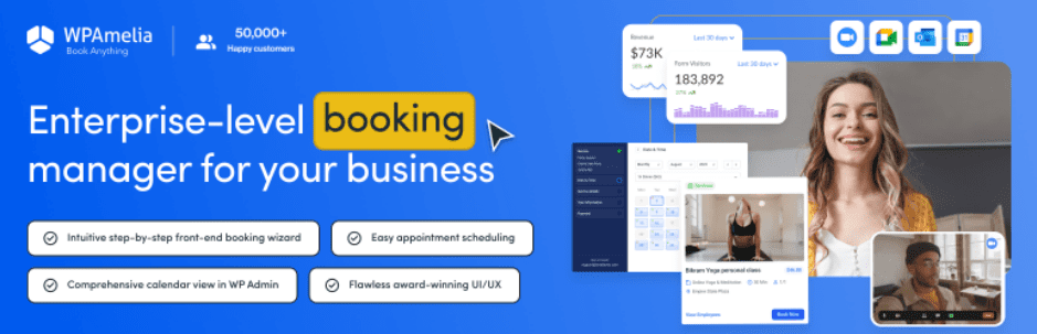 Amelia - best WordPress calendar plugins