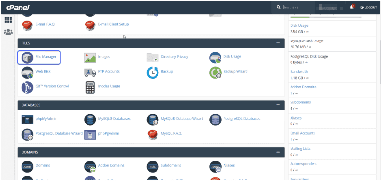 cpanel