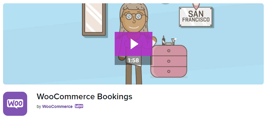 WooCommerce bookings - WordPress booking plugins