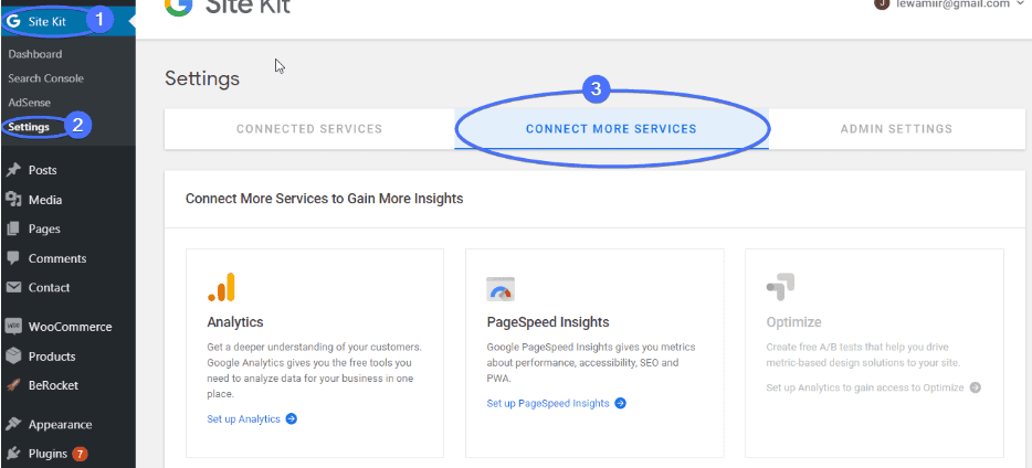 How to connect more services