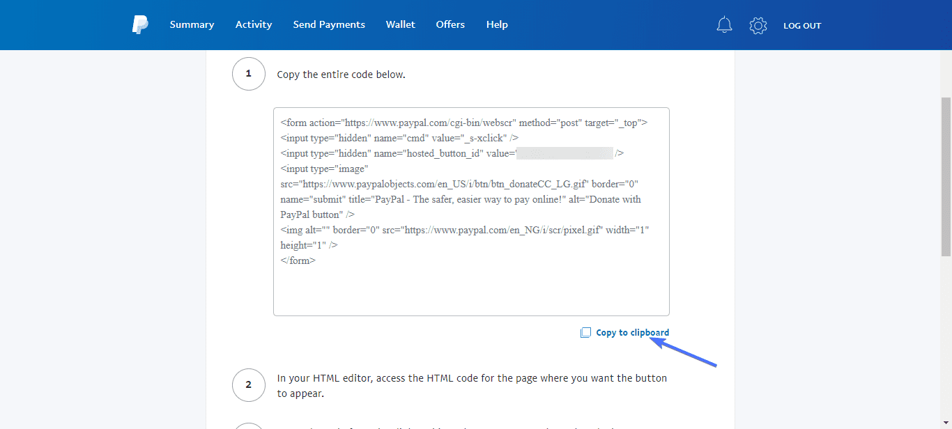 Copied code