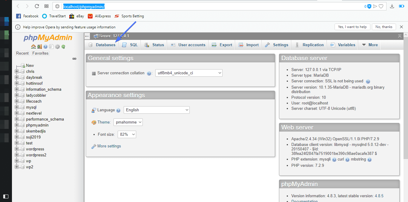 phpMyAdmin