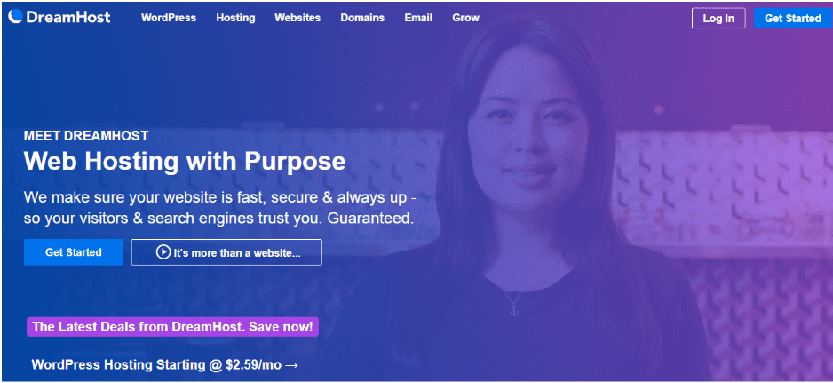Dreamhost hosting company