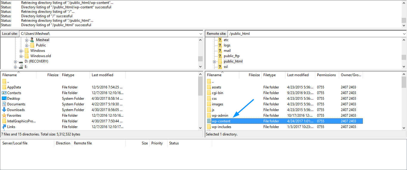 wp_config folder