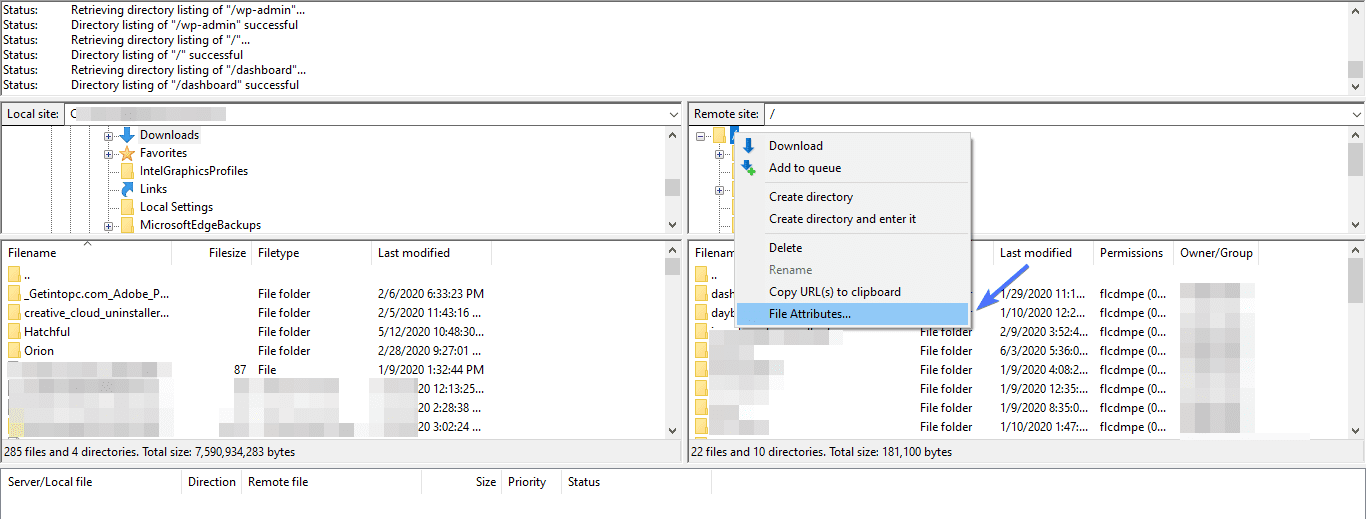 Folder permission