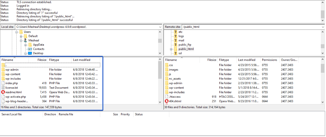 Using FTP