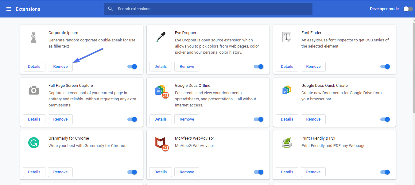 Google Chrome Extensions - Err_Connection_Refused