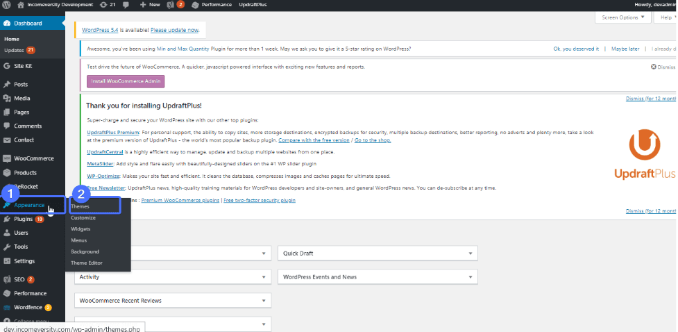 How to Install a Theme