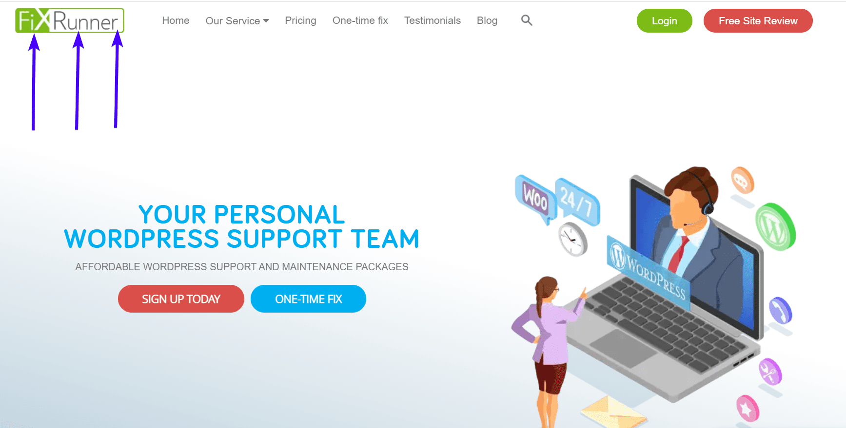 Ideal homepage in wordpress