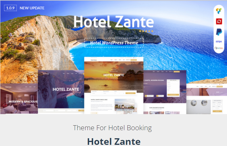 Hotel Zante theme